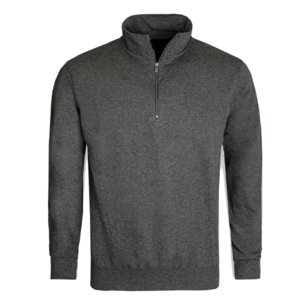 Quarter Zip Sweater Charcoal