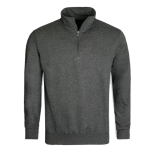 Quarter Zip Sweater Charcoal