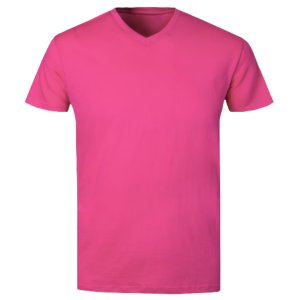 V-Neck T Shirt Pink
