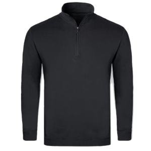 Quarter Zip Sweater Black