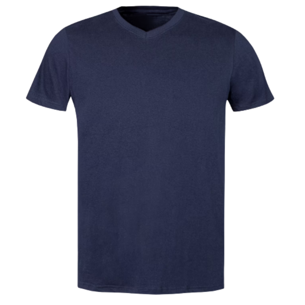 V-Neck T Shirt Blue