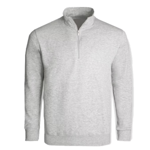 Quarter Zip Sweater Grey