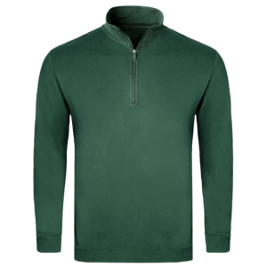 Quarter Zip Sweater Green