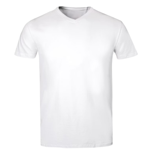 V-Neck T Shirt White
