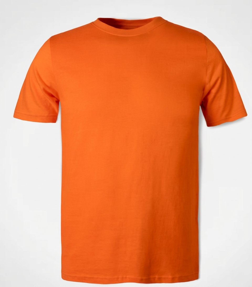 Premium Cotton Shirt Orange