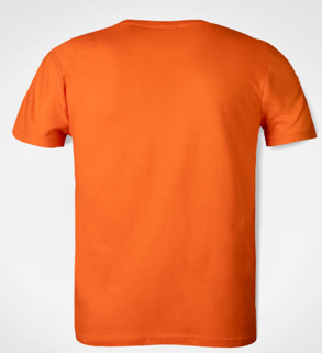 Premium Cotton Shirt Orange - Image 2