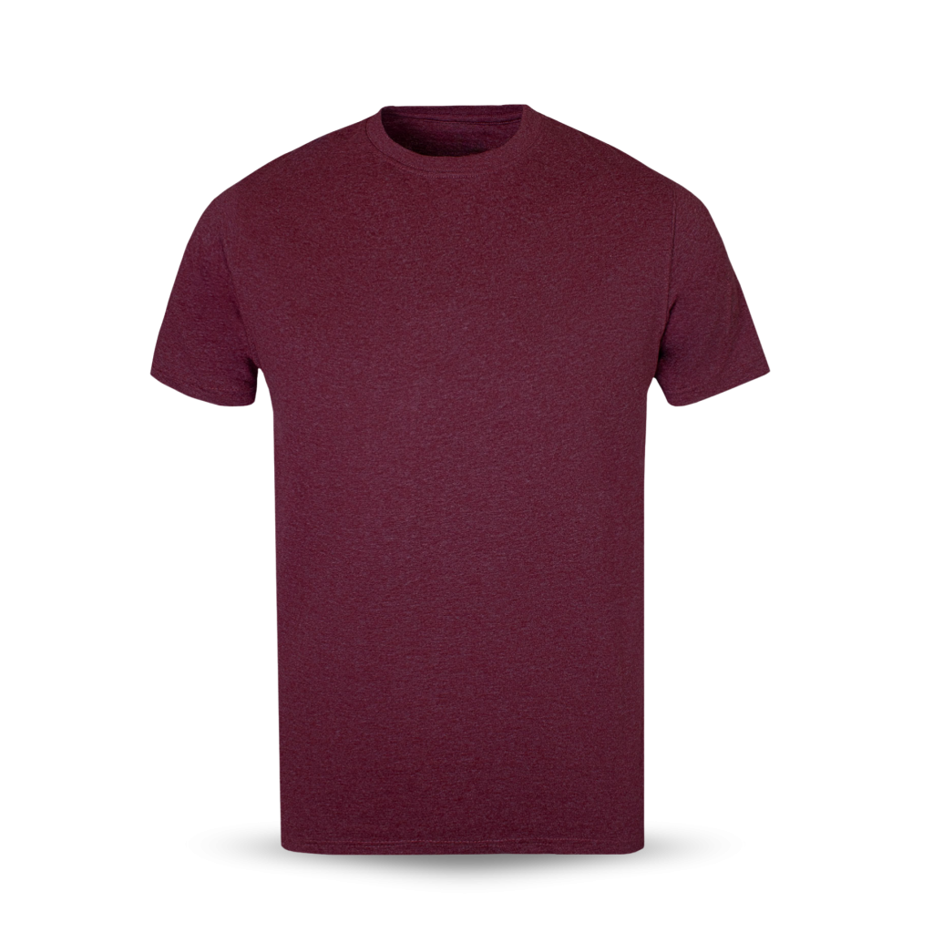 Premium T-Shirt Melange Burgundy
