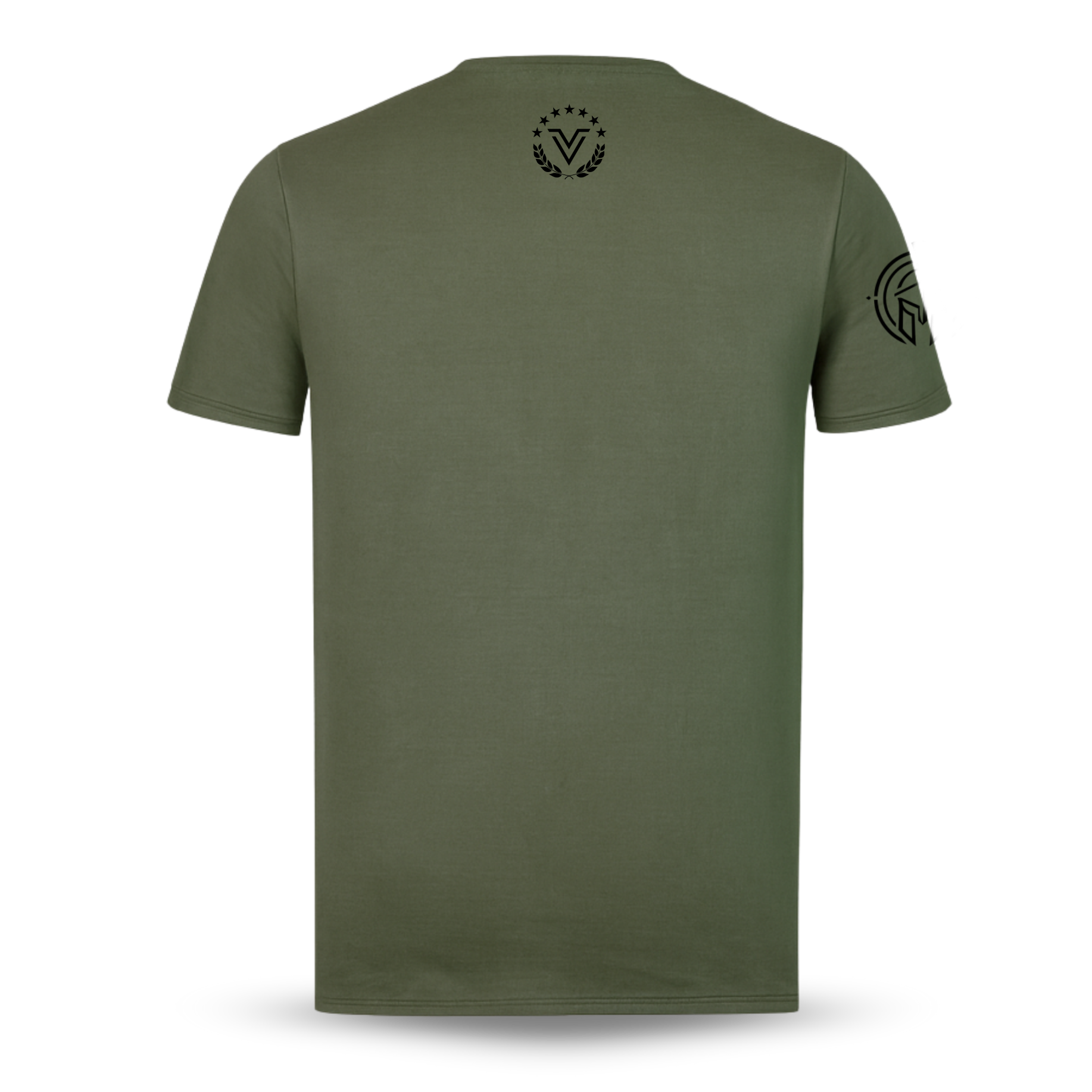 Premium T Shirt Olive - Image 3