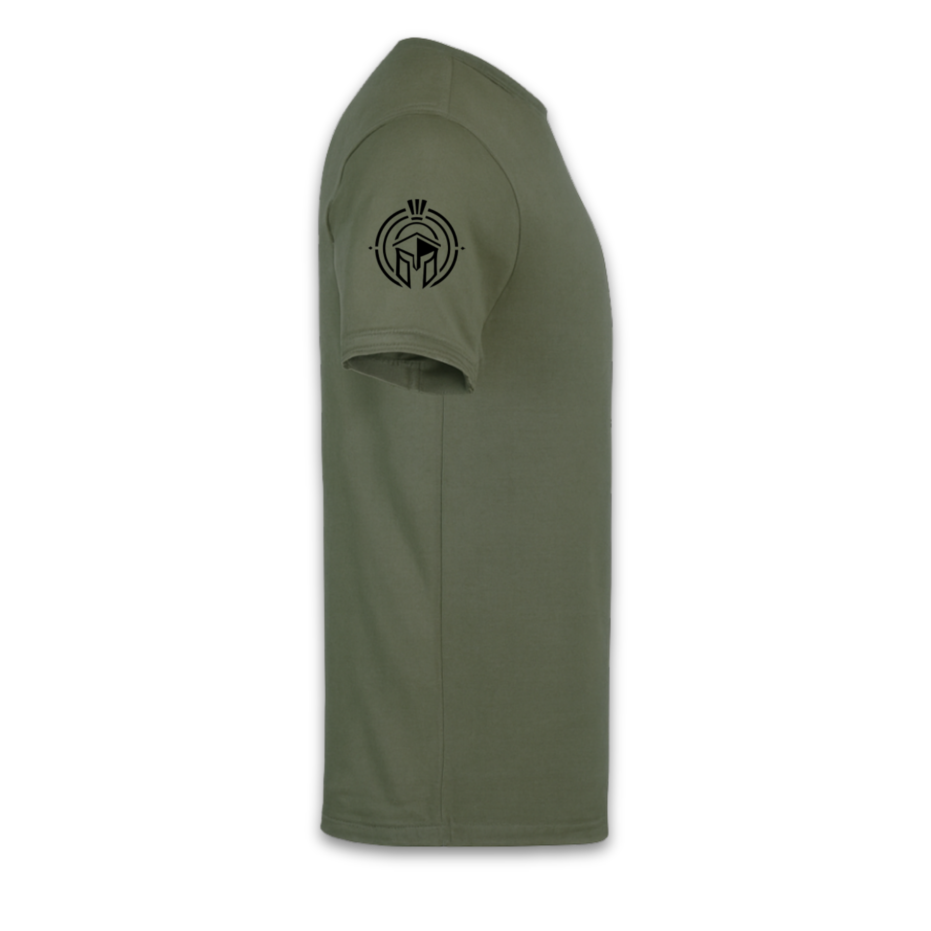 Premium T Shirt Olive - Image 2