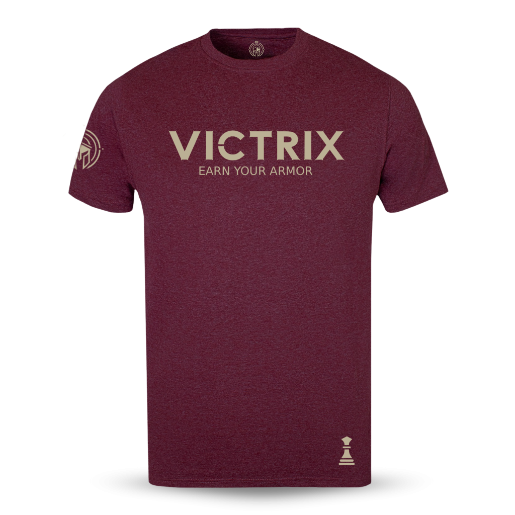 Premium T Shirt Burgundy Melange