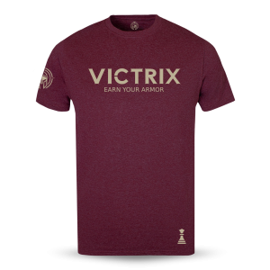 Premium T Shirt Burgundy Melange