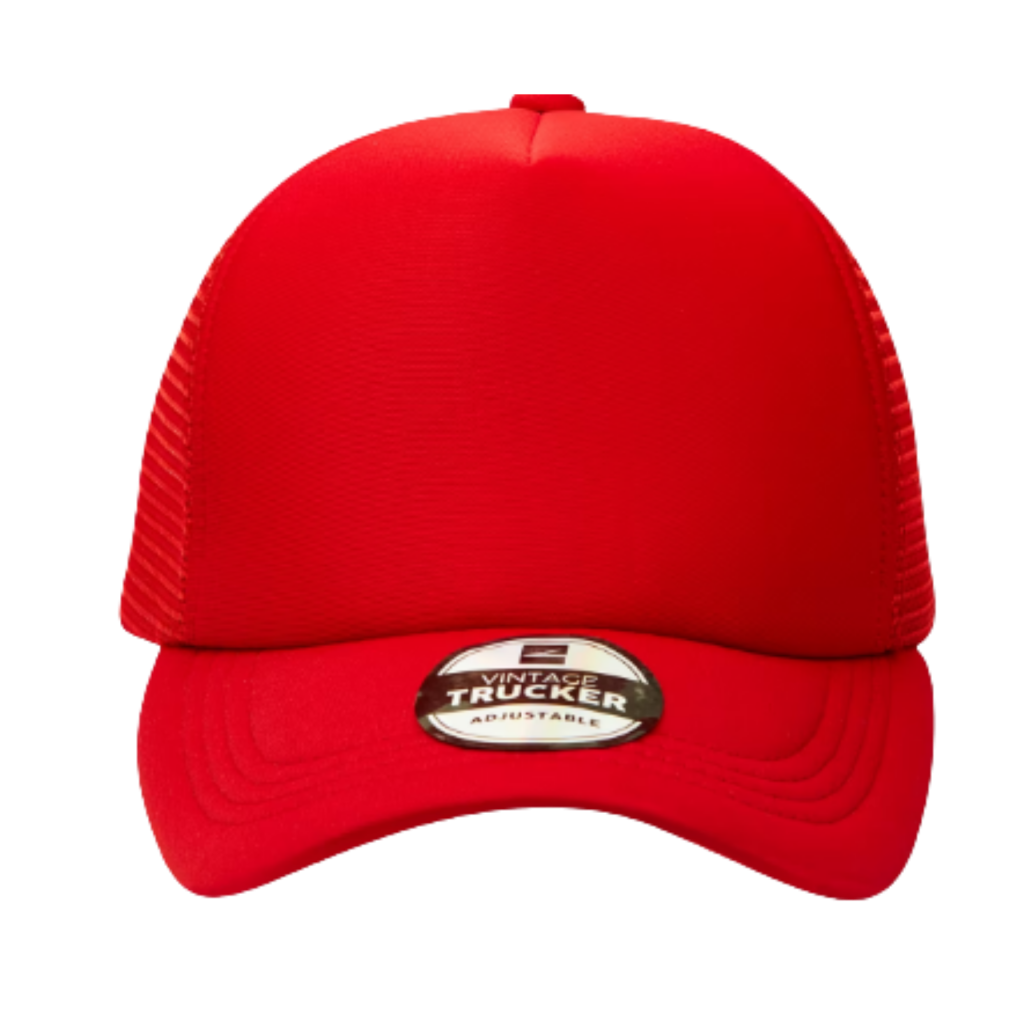 Vintage Trucker Cap Red