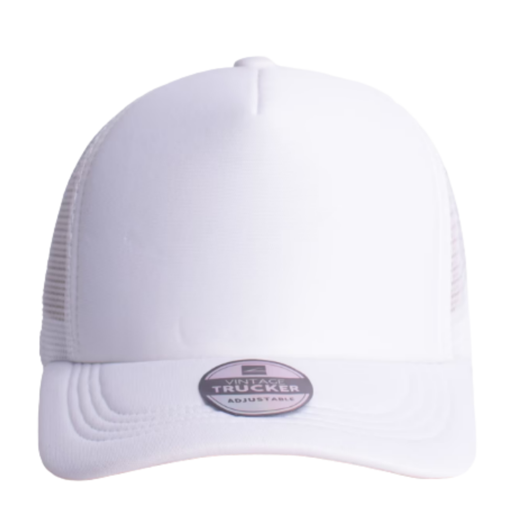 Vintage Trucker Cap White