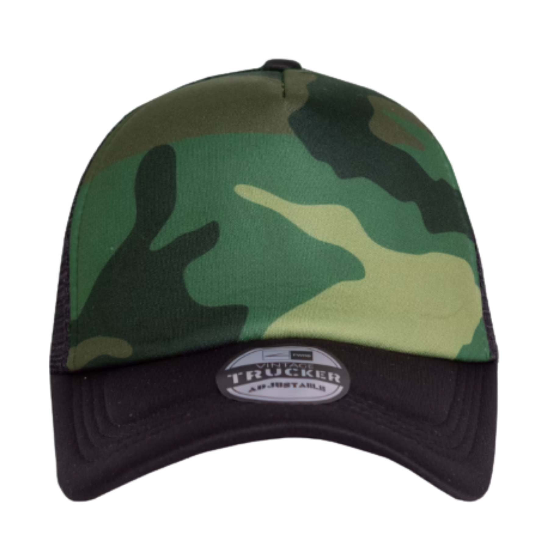 Vintage Trucker Camo Cap