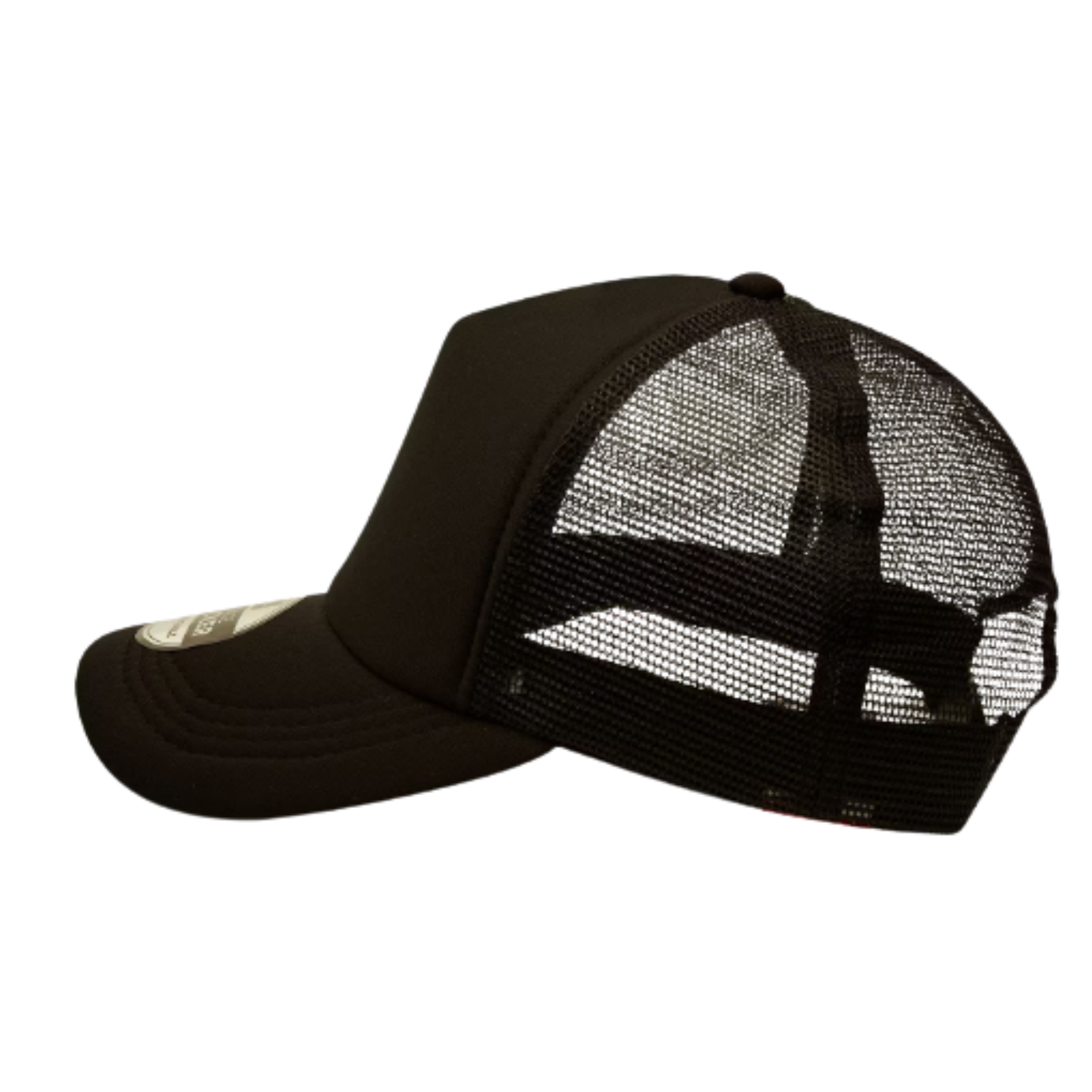 Vintage Trucker Cap Black - Image 2