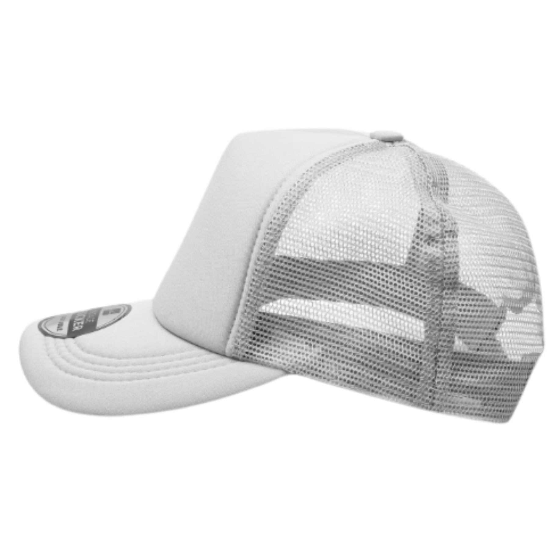 Vintage Trucker Cap White - Image 2