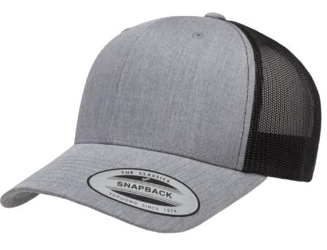 Grey & Black Cap Snapback