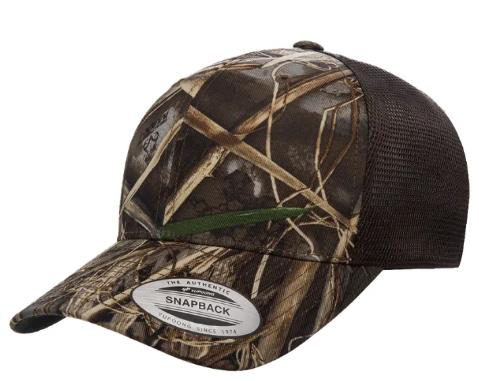 camo retro trucker cap Snapback