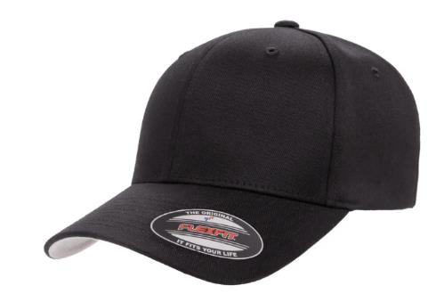 Black Wooly Combed Cap Flexfit
