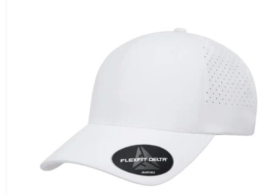 Perforated White Cap Flexfit