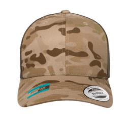 Multi Camo Brown Cap Snapback - Image 3