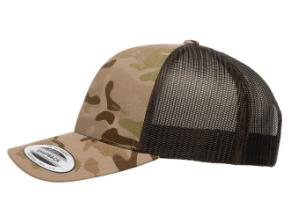 Multi Camo Brown Cap Snapback - Image 2