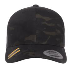 Multi Camo Black Cap Snapback - Image 3