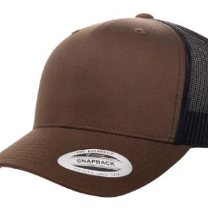Coyote Brown & Black Cap Snapback