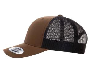 Coyote Brown & Black Cap Snapback - Image 2